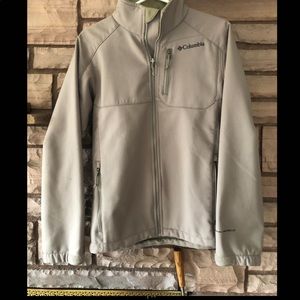 Men’s Columbia Ascender Jacket, tan, small